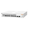 SWITCH. PoE HP, "Aruba Instant On 1930"port Gigabit x 8, SFP SFP x 2, managed, carcasa metalica, "JL681A" (timbru verde 2 lei)