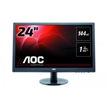 MONITOR AOC 24" gaming, TN, Full HD (1920 x 1080), Wide, 350 cd/mp, 1 ms, VGA, DVI, HDMI, DisplayPort, "G2460FQ" (timbru verde 7