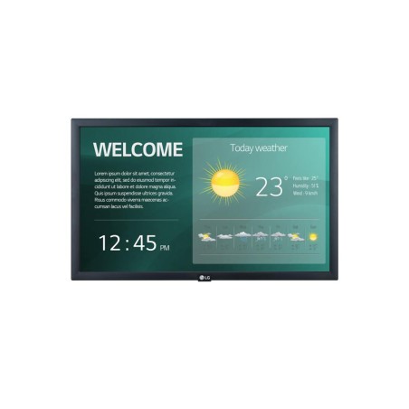 MONITOR LG - signage 22 inch, home | office, IPS, Full HD (1920 x 1080), Wide, 250 cd/mp, 14 ms, HDMI, "22SM3G" (timbru verde 15