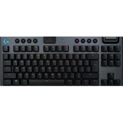 LOGITECH G915 TKL Tenkeyless LIGHTSPEED Wireless RGB Mechanical Gaming Keyboard - CARBON - US INTL - 2.4GHZ/BT - INTNL - LINEAR 