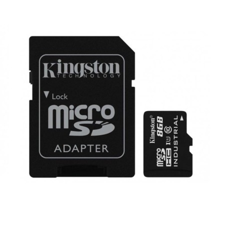MEMORY MICRO SDHC 8GB UHS-I/W/ADAPTER SDCIT/8GB KINGSTON "SDCIT/8GB" (timbru verde 0.03 lei)