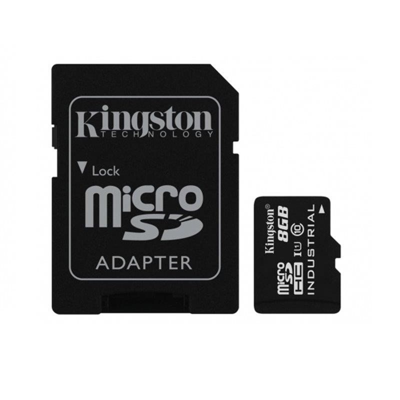 MEMORY MICRO SDHC 8GB UHS-I/W/ADAPTER SDCIT/8GB KINGSTON "SDCIT/8GB" (timbru verde 0.03 lei)