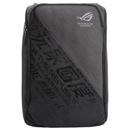 RUCSAC ASUS, pt. notebook de max 17 inch, 1 compartiment, buzunar frontal x 2, , poliester, negru, "90XB04ZN-BBP020"