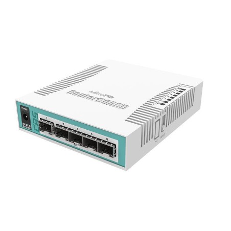 SWITCH Mikrotik, Gigabit x 1, SFP x 5, "CRS106-1C-5S" (timbru verde 2 lei)