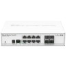 SWITCH Mikrotik, Gigabit x 8, SFP x 4, "CRS112-8G-4S-IN" (timbru verde 2 lei)