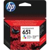 Cartus Cerneala Original HP Color, nr.651, pentru DJ 5575|5645|Mobile OJ 202|252, , (timbru verde 0.15 lei), "C2P11AE"