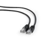 PATCH CORD UTP GEMBIRD Cat5e, cupru-aluminiu, 0.25 m, negru, AWG26, "PP12-0.25M/BK" (timbru verde 0.08 lei)