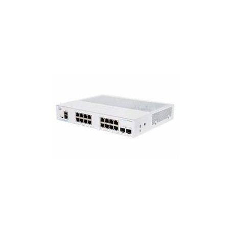 SWITCH CISCO, Gigabit x 16, SFP x 2, managed, rackabil, "CBS250-16T-2G-EU" (timbru verde 2 lei)