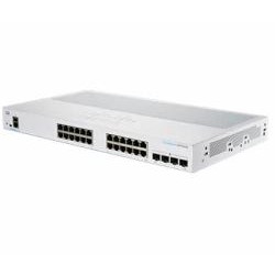 SWITCH CISCO, Gigabit x 24, SFP x 4, managed, rackabil, "CBS250-24T-4G-EU" (timbru verde 2 lei)