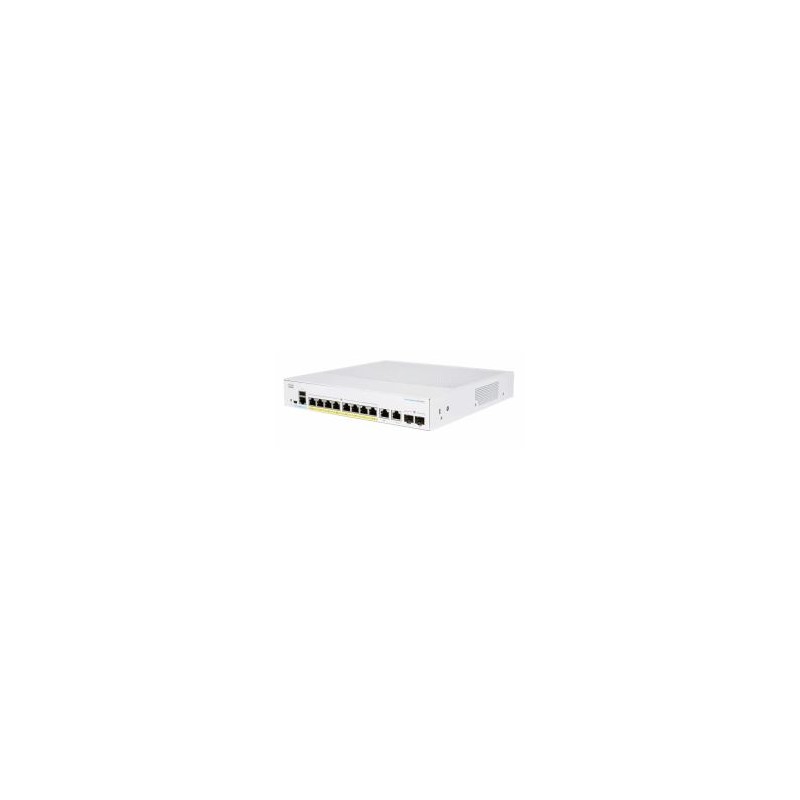 SWITCH CISCO, Gigabit x 8, SFP x 2, managed, rackabil, "CBS250-8P-E-2G-EU" (timbru verde 2 lei)