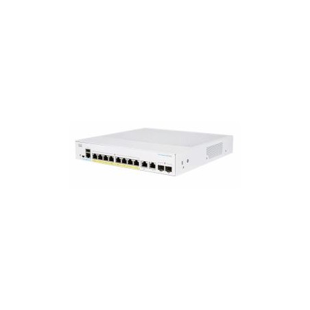 SWITCH CISCO, Gigabit x 8, SFP x 2, managed, rackabil, "CBS250-8P-E-2G-EU" (timbru verde 2 lei)
