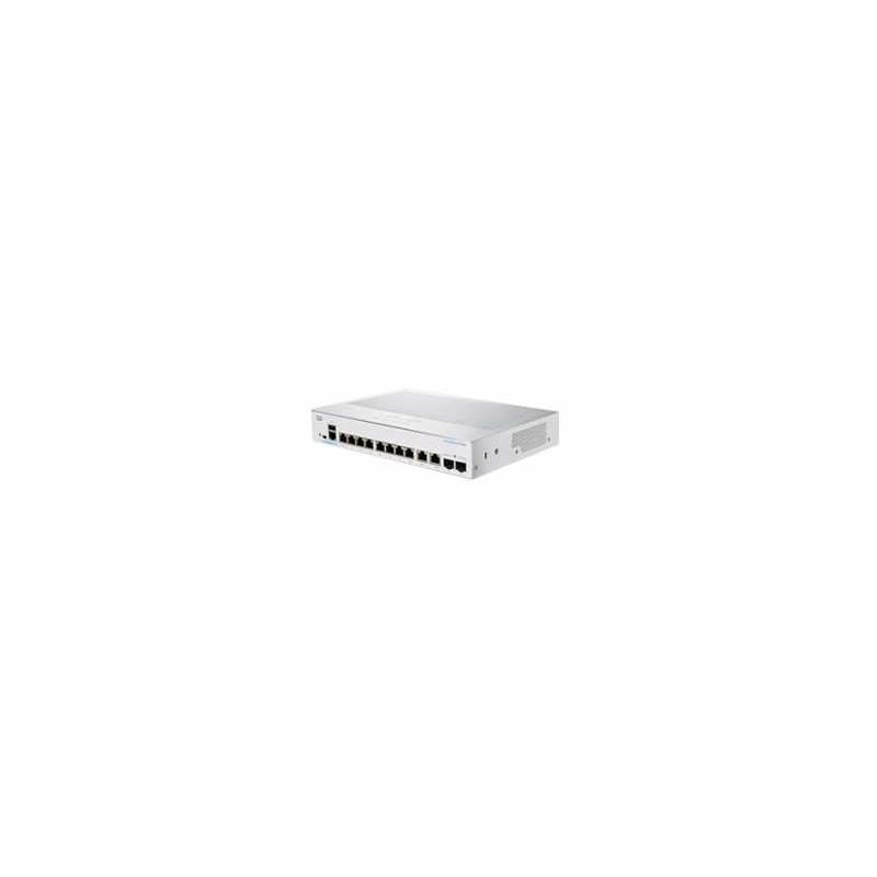 SWITCH CISCO, Gigabit x 8, SFP x 2, managed, rackabil, "CBS250-8T-E-2G-EU" (timbru verde 2 lei)