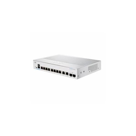 SWITCH CISCO, Gigabit x 8, SFP x 2, managed, rackabil, "CBS250-8T-E-2G-EU" (timbru verde 2 lei)