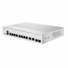 SWITCH CISCO, Gigabit x 8, SFP x 2, managed, rackabil, "CBS250-8T-E-2G-EU" (timbru verde 2 lei)