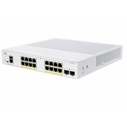 SWITCH CISCO, Gigabit x 16, SFP x 2, managed, rackabil, "CBS350-16P-2G-EU" (timbru verde 2 lei)