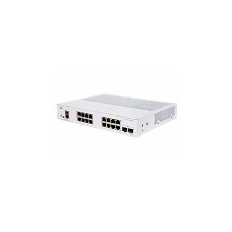 SWITCH CISCO, Gigabit x 16, SFP x 2, managed, rackabil, "CBS350-16T-2G-EU" (timbru verde 2 lei)