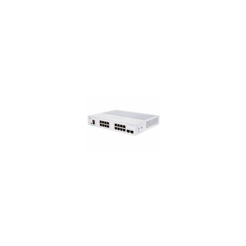 SWITCH CISCO, Gigabit x 16, SFP x 2, managed, rackabil, "CBS350-16T-2G-EU" (timbru verde 2 lei)