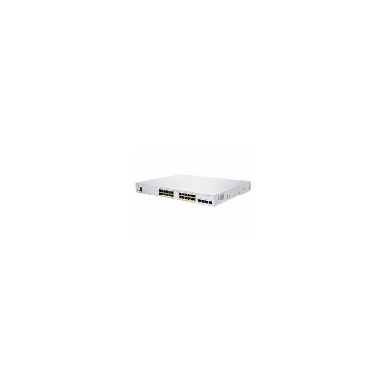 SWITCH CISCO, Gigabit x 24, SFP x 4, managed, rackabil, "CBS350-24P-4X-EU" (timbru verde 2 lei)