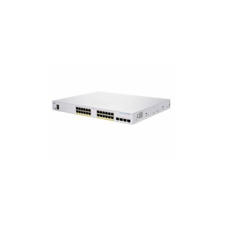 SWITCH CISCO, Gigabit x 24, SFP x 4, managed, rackabil, "CBS350-24P-4X-EU" (timbru verde 2 lei)