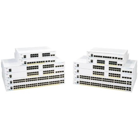 SWITCH CISCO, Gigabit x 8, SFP x 2, managed, rackabil, "CBS350-8T-E-2G-EU" (timbru verde 2 lei)