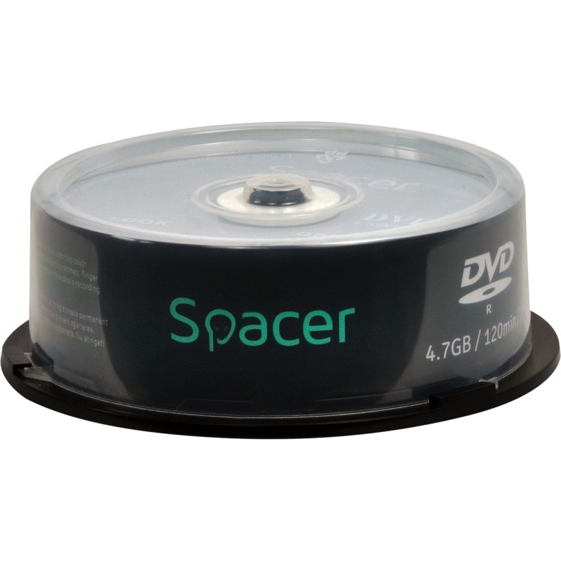 DVD-R SPACER  4.7GB, 120min, viteza 16x,  25 buc, spindle, "DVDR25" 166556/45501234 / 19403 001 001/166556