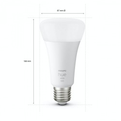 BEC smart LED Philips, soclu E27, putere 15.5W, forma clasic, lumina alb calda, alimentare 220 - 240 V, "000008718699747992" (ti