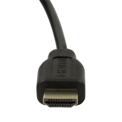 CABLU video Logilink, HDMI (T) la HDMI (T), rezolutie maxima 4K UHD (3840 x 2160) la 30 Hz, conectori auriti, 2m, negru "CH0037"