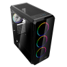 CARCASA NJOY Middle Tower,ATX, "ACRUX", fara sursa,sticla securizata,fanx4,USB 2.0x1,USB 3.0x2,Jack 3.5mmx2, mesh,fan ctr (inclu