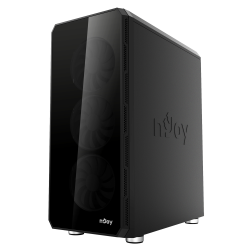 CARCASA NJOY Middle Tower,ATX, "ACRUX", fara sursa,sticla securizata,fanx4,USB 2.0x1,USB 3.0x2,Jack 3.5mmx2, mesh,fan ctr (inclu