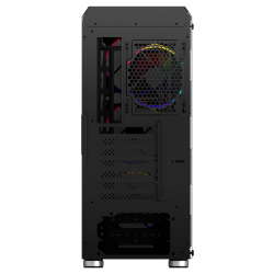 CARCASA NJOY Middle Tower,ATX, "ACRUX", fara sursa,sticla securizata,fanx4,USB 2.0x1,USB 3.0x2,Jack 3.5mmx2, mesh,fan ctr (inclu