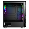 CARCASA NJOY Middle Tower,ATX, "ARENA",fara sursa,sticla securizata,fanx4,USB 2.0x1,USB 3.0x2,Jack 3.5 mmx2, mesh,fan ctr (inclu