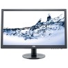 MONITOR AOC 24", home, office, TN, Full HD (1920 x 1080), Wide, 250 cd/mp, 1 ms, VGA, DVI, HDMI, "E2460SH" (timbru verde 7 lei)