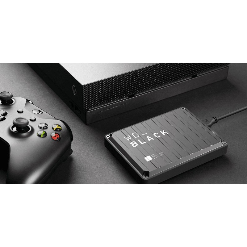 EHDD 2TB WD 2.5" BLACK P10 GAME DRIVE XB "WDBA2W0020BBK-WESN" (timbru verde 0.8 lei)