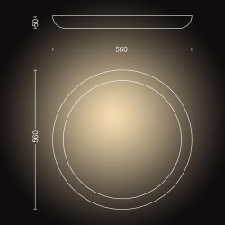 OGLINDA LUMINATA ADORE PHILIPS HUE "000008718696175828" (timbru verde 2.00 lei)