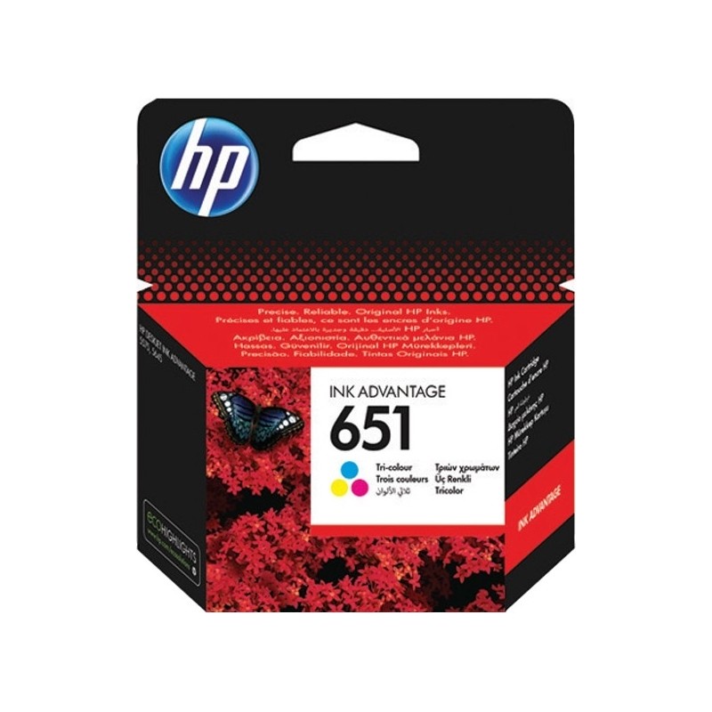 Cartus Cerneala Original HP Color, nr.651, pentru DJ 5575|5645|Mobile OJ 202|252, , (timbru verde 0.15 lei), "C2P11AE"