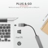 Trust Halyx Aluminium 4 Mini USB Hub "TR-23786" (timbru verde 0.8 lei)