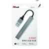 Trust Halyx Aluminium 4 Mini USB Hub "TR-23786" (timbru verde 0.8 lei)