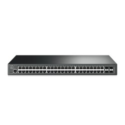 SWITCH TP-LINK L2 Managed 48 porturi Gigabit + 4 sloturi SFP, carcasa metalica, rackabil "TL-SG3452" (timbru verde 2 lei)