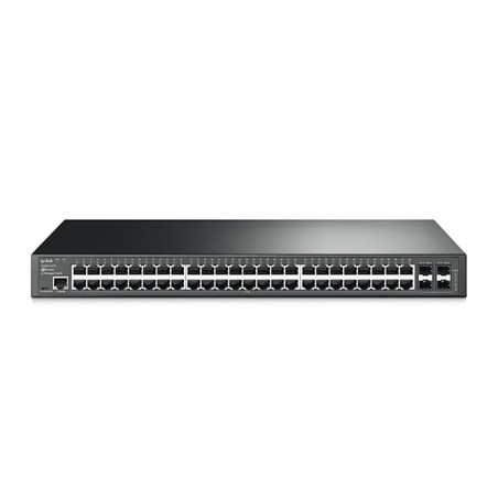 SWITCH TP-LINK L2 Managed 48 porturi Gigabit + 4 sloturi SFP, carcasa metalica, rackabil "TL-SG3452" (timbru verde 2 lei)