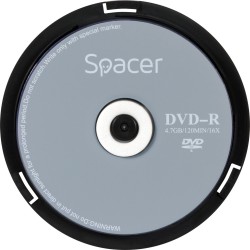DVD-R SPACER  4.7GB, 120min, viteza 16x,  25 buc, spindle, "DVDR25" 166556/45501234 / 19403 001 001/166556