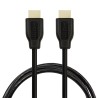 CABLU video Logilink, HDMI (T) la HDMI (T), rezolutie maxima 4K UHD (3840 x 2160) la 30 Hz, conectori auriti, 2m, negru "CH0037"