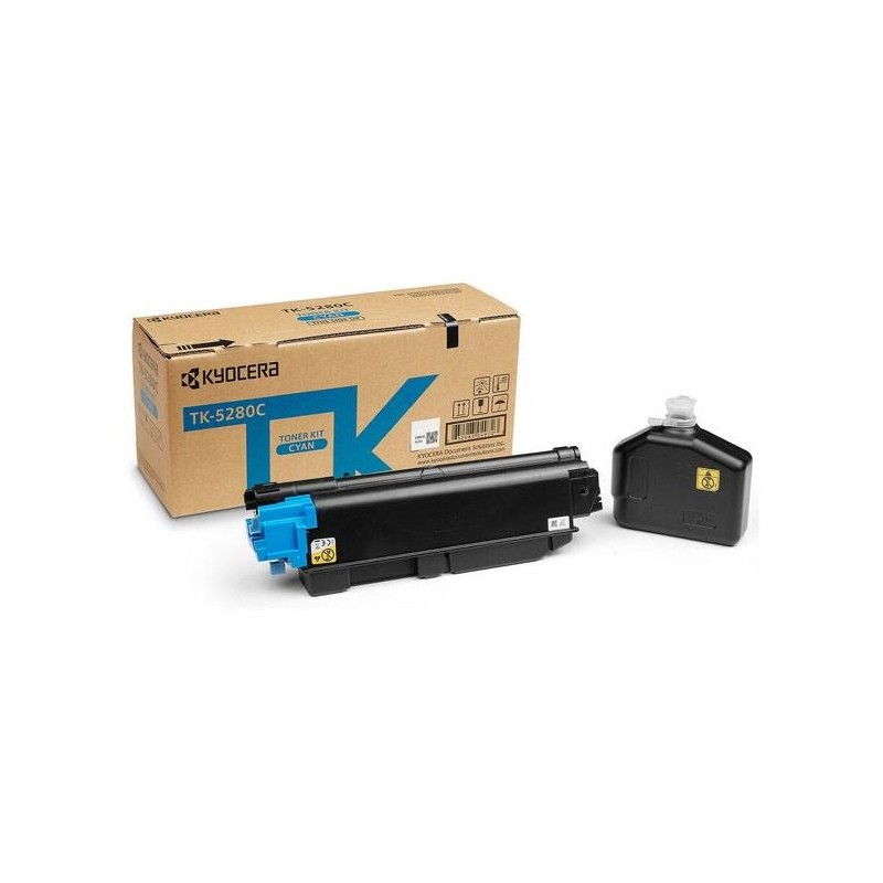 Toner Original KYOCERA Cyan, TK-5280C, pentru ECOSYS M6235CIDN|M6635CIDN|P6235CDN, 11K, (timbru verde 1.2 lei) , "TK-5280C"