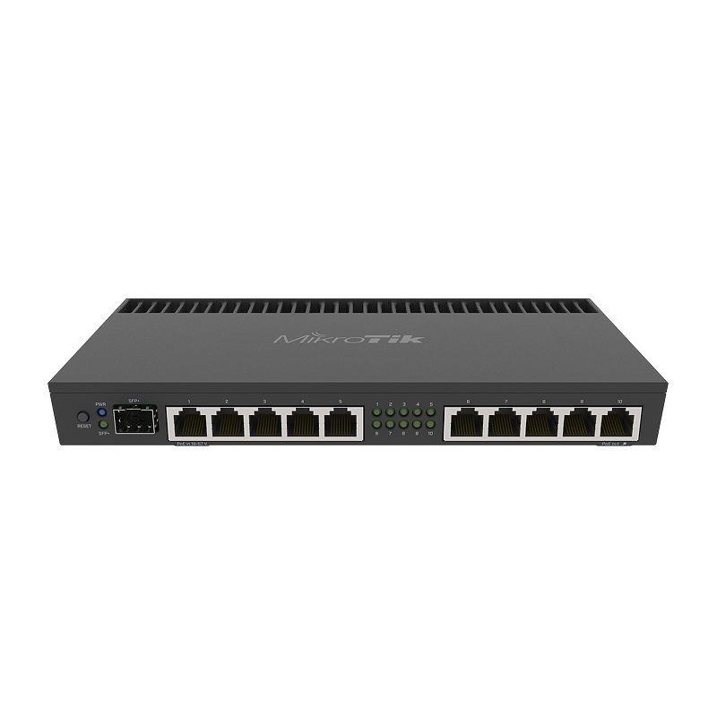 NET ROUTER 1000M 10PORT 1SFP+/RB4011IGS+RM MIKROTIK, "RB4011IGS+RM" (timbru verde 0.8 lei)