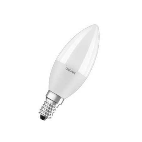 BEC LED Osram, soclu E14, putere 7W, forma lumanare, lumina alb naturala, alimentare 220 - 240 V, "000004058075311886" (timbru v