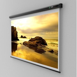 ECRAN proiectie SOPAR, manual, format 1 : 1, fixare perete | tavan, 180 x 180 cm, "SP2180SL"