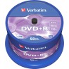 DVD+R VERBATIM  4.7GB, 120min, viteza 16x,  50 buc, Single Layer, spindle, "Matt Silver" "43550"