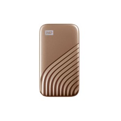 SSD. extern WD MY PASSPORT, 2TB, USB 3.2 Type-C, R/W: 1050/1000 MB/s, auriu, "WDBAGF0020BGD-WESN" (timbru verde 0.18 lei)