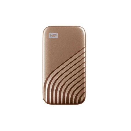 SSD. extern WD MY PASSPORT, 2TB, USB 3.2 Type-C, R/W: 1050/1000 MB/s, auriu, "WDBAGF0020BGD-WESN" (timbru verde 0.18 lei)