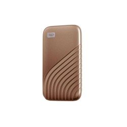 SSD. extern WD MY PASSPORT, 2TB, USB 3.2 Type-C, R/W: 1050/1000 MB/s, auriu, "WDBAGF0020BGD-WESN" (timbru verde 0.18 lei)