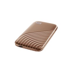 SSD. extern WD MY PASSPORT, 2TB, USB 3.2 Type-C, R/W: 1050/1000 MB/s, auriu, "WDBAGF0020BGD-WESN" (timbru verde 0.18 lei)